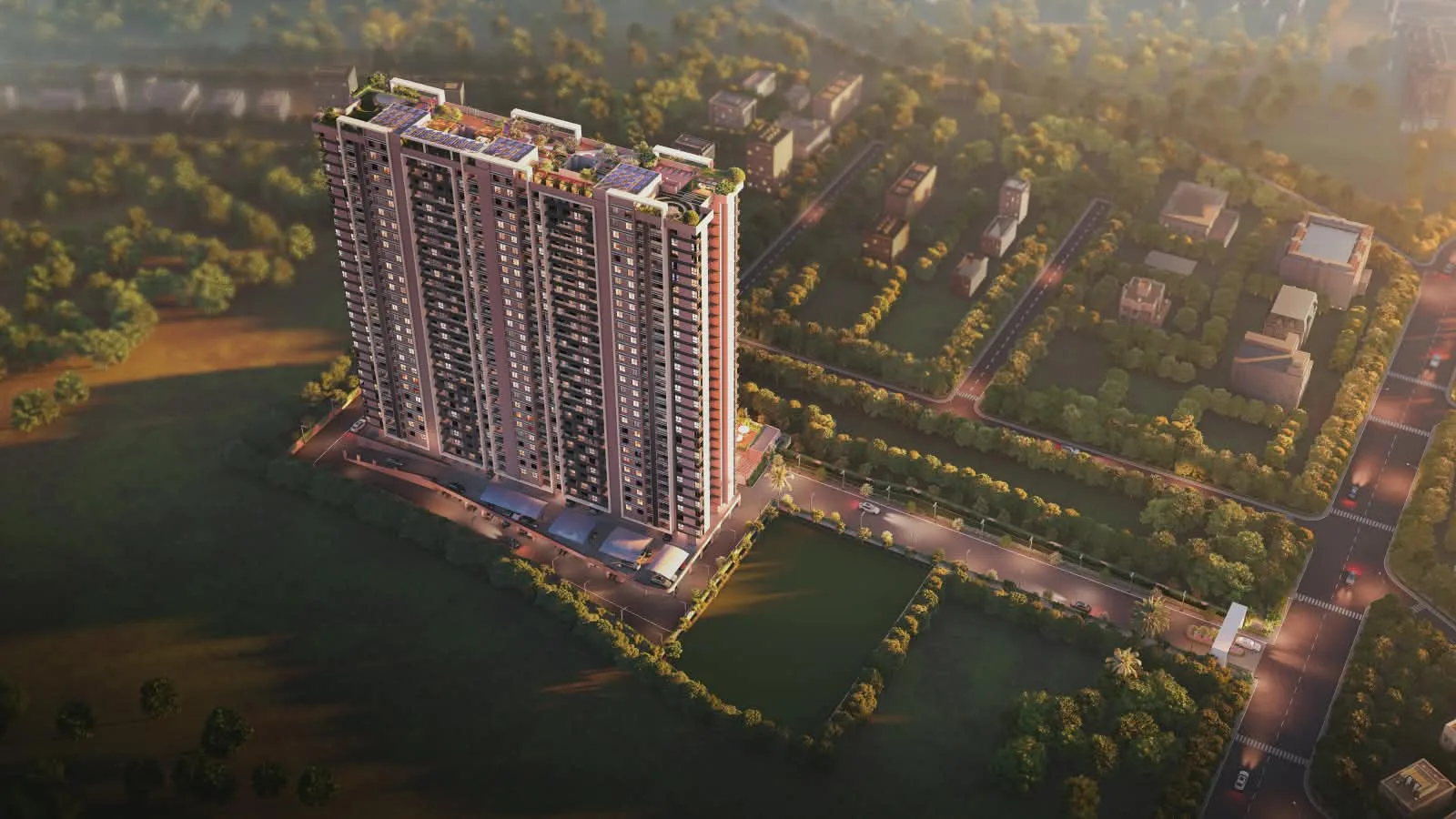 Sai Ananta High-rise Exterior Frontage